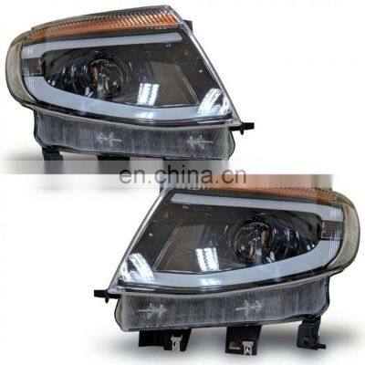 GELING High quality Clear Len Front LED Head Lamps For Ford Ranger T6 Pickup 2012-2015 LED Auto Headlights