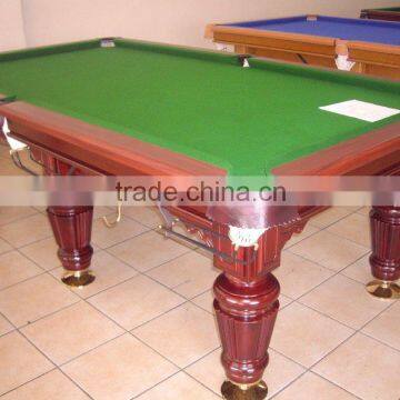 solid wood billiard table