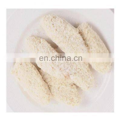 Frozen breaded seafood cod fish fillets, breaded seafood product