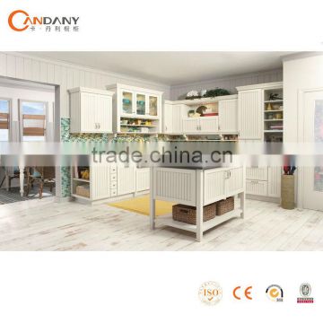 Classic style PVC kitchen cabinet - modular kitchen cabinet ( Foshan furniture)