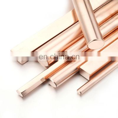 ASTM C10100 C11000 C12200 C12000 99.99% Pure Brass Rod bar price per kg