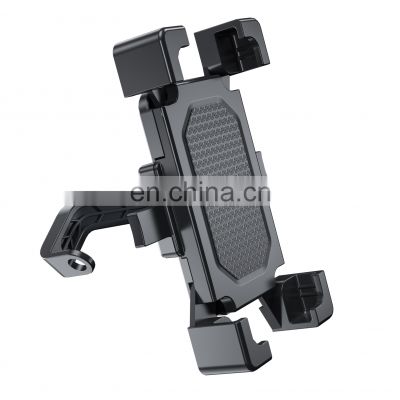 2021 New Arrival Adjustable Back mirror 360 Degree Stand motorcycle mount bike Mobile Phone Holders
