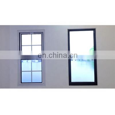 2022 Latest  Vertical Slide Thermal Double Glass Aluminum Sash Single Double Hung Window