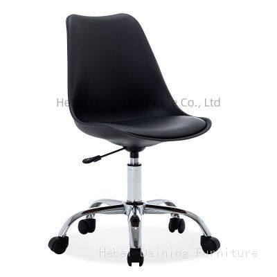 Movable Plastic Rotating Office Chair DC-P03F