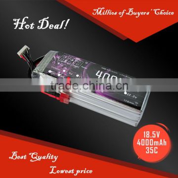HRB 5S 4000mah 18.5V 35c rechargeable li-po battery pack