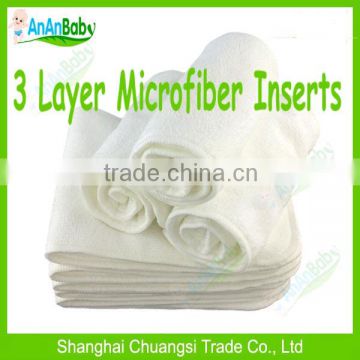 2014 New Reusable High Absorbent Microfiber Inserts / Cotton Inserts