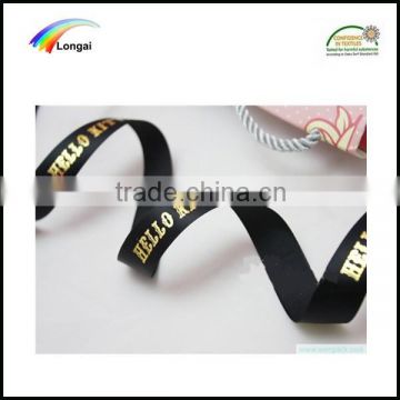 wholesale Top quality custom printed satin ribbon for packaging/decoration