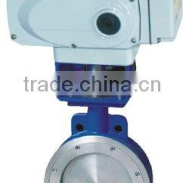 electrical hard-sealing butterfuly valve