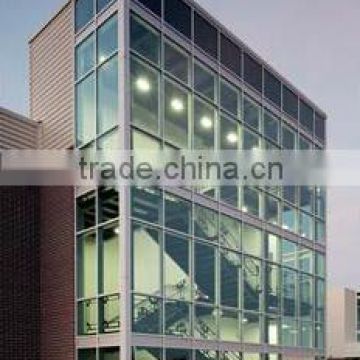 Hwarrior Guangzhou Aluminum Frame,Glass,Accessories Toughened Glass Curtain Wall