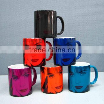 Color Changing Mug\coated mug\magic mug\magic mug