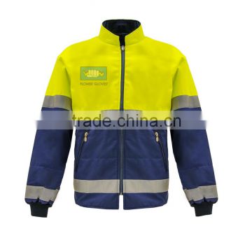high visbility winter reflex jacket with thermal coat