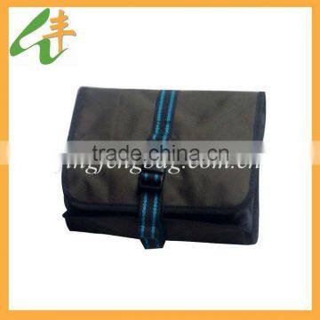 2014 polyester folding toiletry bag for wholesale