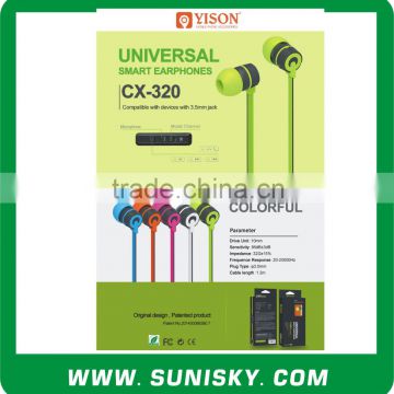 CX320 earphone with cable