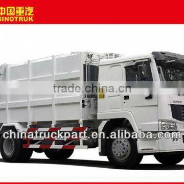 WHITE HOWO garbage truck