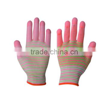 Floral nylon PU gloves for gardening