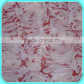WHITE TAPE EMBROIDERY FABRIC FOR WEDDING