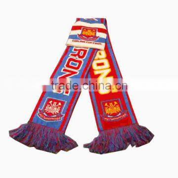 bob trading original factory football fans Knitting scarf cable knitting scarf