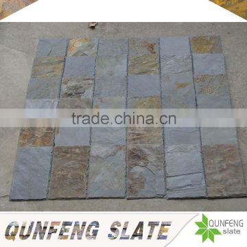 cheap natural split surface finishing rusty color stone roofing slate