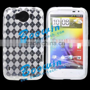 clear Soft TPU Gel Crystal Jelly Case Cover for htc sensation xl 21