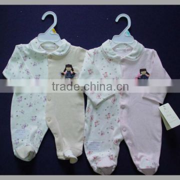 100% cotton printed baby clothes