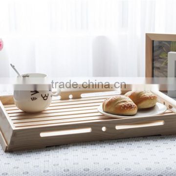 Cheap wooden fruit tray wooden bread serving tray