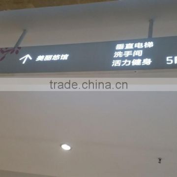 High quality signboards for shopping centre led indoor billboard