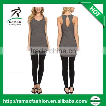 Ramax Custom Yoga Girl Sleeveless Long Tunic Tank Tops