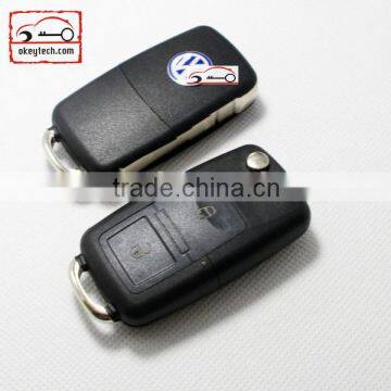 Okeytech vw key cover VW 2 buttons remote key cover for vw remote key