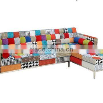 Patchwork modern new design corner sofa