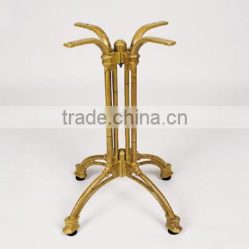 bamboo color aluminum table base CA102 made in China