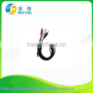 hot sale length customized audio cable 3RCA/M-3RCA/M three line AV cable