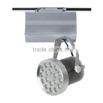 18w high quality Hot sale Black color/ Silver color Led monorail track light 2year warranty