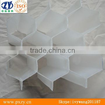 PP Plastic honeycomb pipe,Honeycomb inclined pipe,Plastic hexagon honeycomb packing