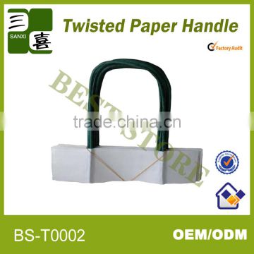 durable twisted kraft paper handle with high quality and factory price