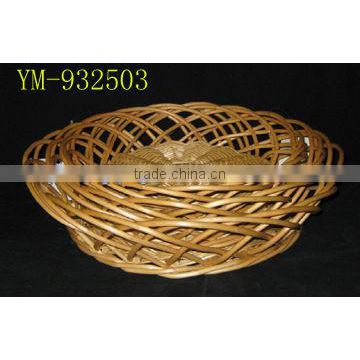 Handmade Willow Fruit Tray Basket