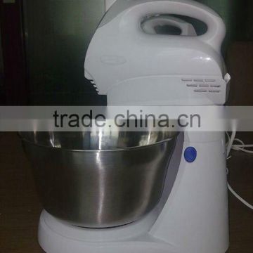 stand mixer with stainless steel bowl