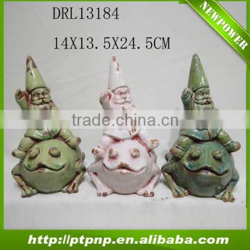 Wholesale dwarf ceramic and animal Decoration for home and garden