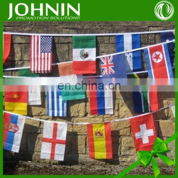 OEM National Customized Hot Sale Triangle Flags Bunting