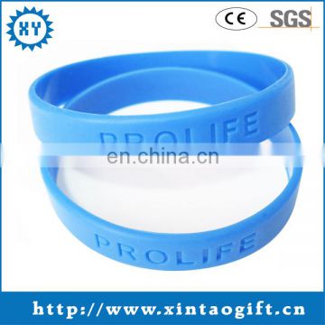 Fashion rubber bracelets for men with your own logo