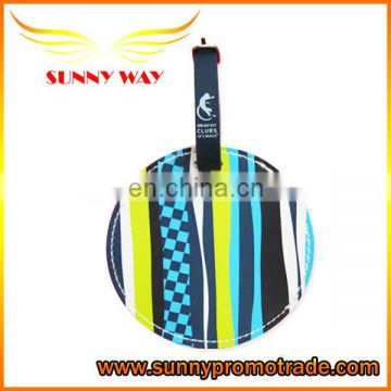 Top-quality Heat Transfer PU Leather Luggage Tags