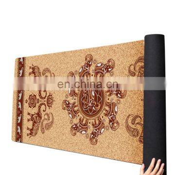 Top quality eco friendly suede natural rubber yoga mat