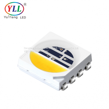 0.3w 0.4w epistar cree chip 4 in 1 8pin rgbw led chip smd