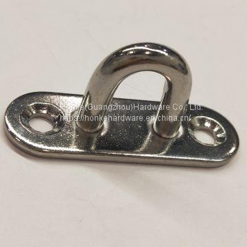 Marine Grade Pad Lifting Eye Plate Stainless Steel Eye Pad Plate For Boat Rigging Hardware
