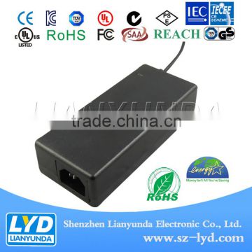Manufacturers selling honor electronic 3 pin din switching adapter 48v 3a desktop power with PSE KC UL FCC CE GS certification