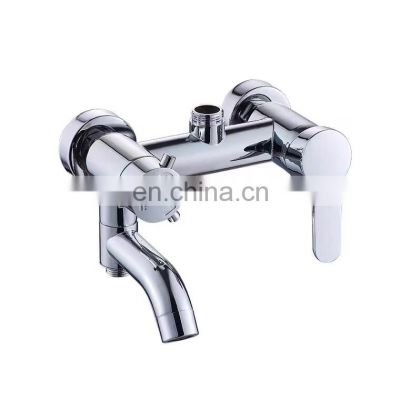 Chrome Basin Mixer Long Plastic Gaobao Kitchen Latest Design Lifting Switch Double Handle Water Tap