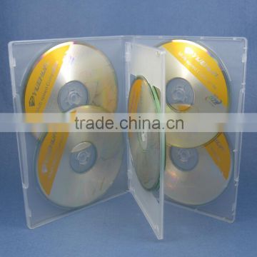 semi clear 14mm dvd box 6 with tray