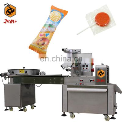 Automatic Sweet Candy Wrapping Machine For Lollipop Candy Packing Machine Wave Board Pinwheel Candy Packing Machine
