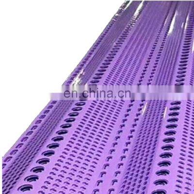 Industrial galvanized wind controller fence for construction site