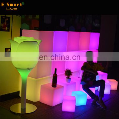 Led Cube Seat OutdoorLed Cube Construction/Party Tables and Chairs for Sale Decoration Light Circuit Led