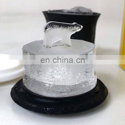 Customize Amazon Top Seller Food Grade Portable 3D Polar Silicone Ice Mold